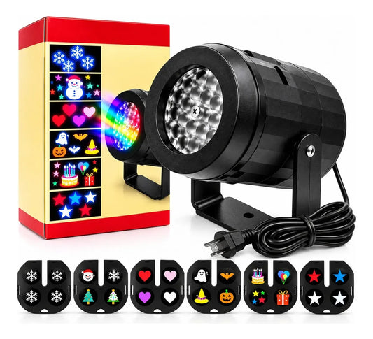 Proyector LED de Luces Navideñas para Exterior e Interior